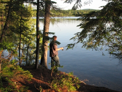Shoreline fishing

