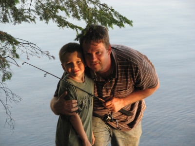 Dustin and Braydon
